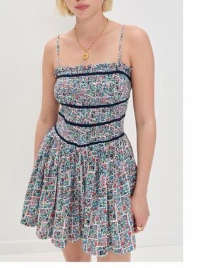 Free People Bali Checked Out Printed Romper size large